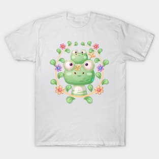 Cute Frog Family T-Shirt